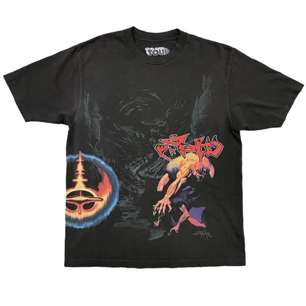 Travis Scott Utopia Tour Black Graphic Tee